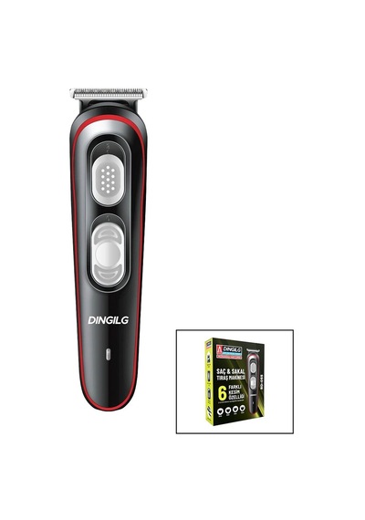 Usb Şarjlı Saç Sakal Kesme Makinesi 6 Farklı Kesim