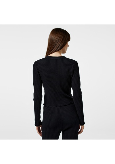 Nautica Kadın Siyah Slim Fit Hırka Desenli 47s004t Siyah