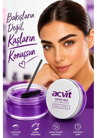 Süper Wax Kaş Sabitleyici Ve Şekillendirici Jel 50 Ml Beyazlık Bırakmayan Şeffaf, Doğal Görünüm 0