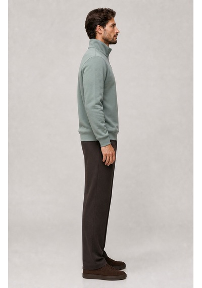 Redline Runi Basic Regular Fit Pamuklu Kışlık Sweatshirt Mint