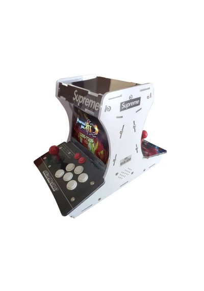 Supreme Çift Arcade Kol 10inç Çift Ekran 3000+ Oyunlu Retro Ar...