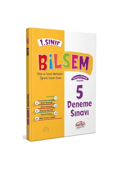 Ardışık Yayınları 1. Sınıf Bilsem Deneme Sınavı Çıkması Muhtemel Soru Bankası Seti 4 Kitap