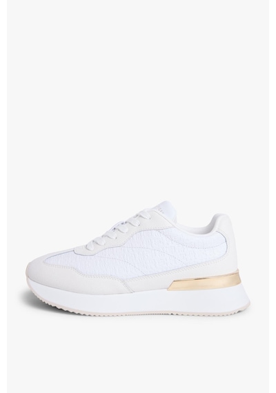 Tommy Hilfiger Th Chic Monogram Runner Beyaz Kadın Sneaker-13417 Beyaz
