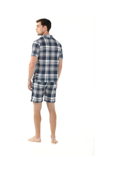 Yeni İnci Önden Düğmeli 3'lü Erkek Pijama Takım Epj807 001