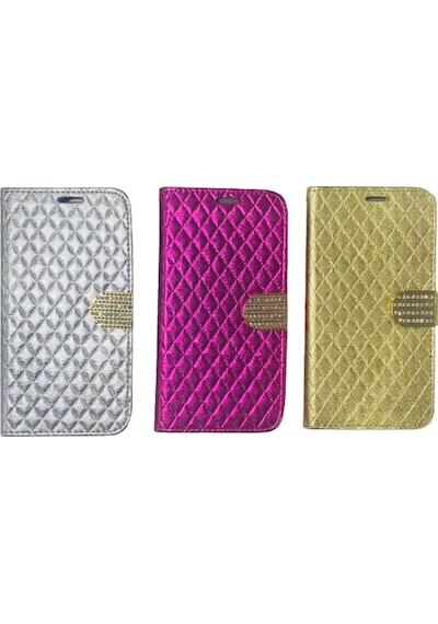 Samsung Uyumlu Galaxy J6 Plus Kapakli Tasli Cüzdanli Kilif 527095933