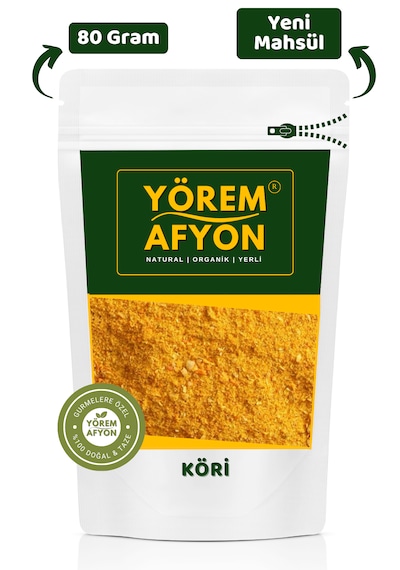 Yörem Afyon Yöresine Özgü Baharat Harmanı Keskin Lezzet Köri 80gr.