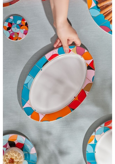 Karaca Frolic Kayık Tabak 36 Cm