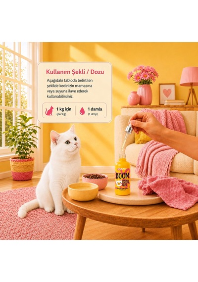Metapet Kedi Bağışıklık Güçlendirici Damla 50 Ml, C Vitamini L-lizin