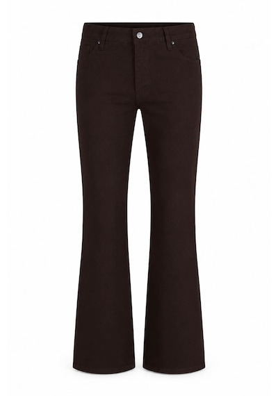 Double 2199 Kahverengi Kadın Jean Pantolon 27kd52000115