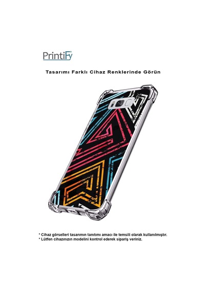Samsung Galaxy Uyumlu M33 Köşe Korumalı Antişok Kapak Eskitme Tasarımlı Şeffaf Kılıf