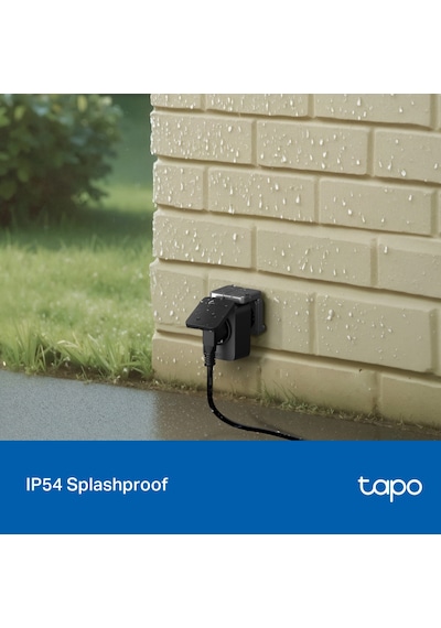 Tp-link Tapo P410m Matter Sertifikalı Akıllı Dış Mekan Wi-fi Priz Enerji Izleme Ve Güneş Paneli Takibi Ip54 Su Geçirmez 0