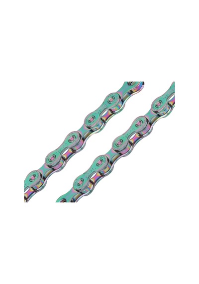 Tec Starry Ct-8 İmperial Green Rainbow 7-8 S Bisiklet Zinciri Çok Renkli