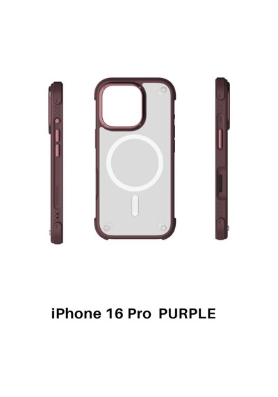 Momax MUAP24MU AiR CaseForm Apple Uyumlu iPhone 16 Pro Manyetik Telefon Kılıfı