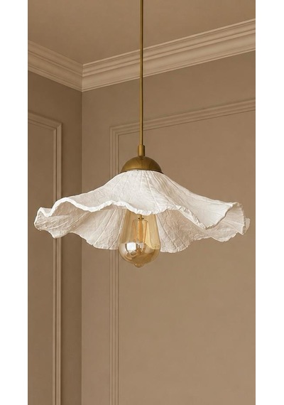 Lioraa Lighting Flora Solo 36 Cm Sarkıt Avize Kırık Beyaz