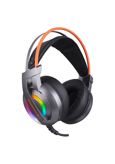 Rampage RM-X7 TORNADO USB RGB 7.1 Mikrofonlu Kulak Üstü Oyuncu Kulaklık