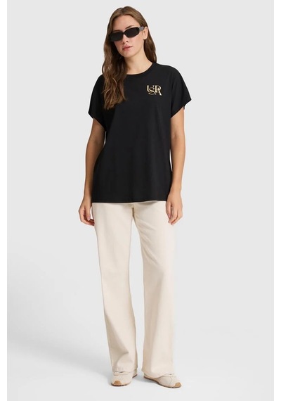 U.S. Polo Assn. U.s. Polo Assn. Kadın Tişört SIYAH
