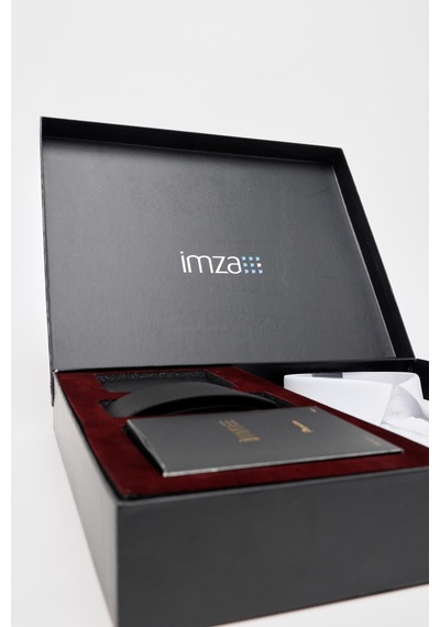 İmza Beyaz Gömlek Slim Fit, Kravat, Cüzdan, Parfüm 4'lü Set, Damat Bohçası, Hediye Seti, Düğün Set Beyaz