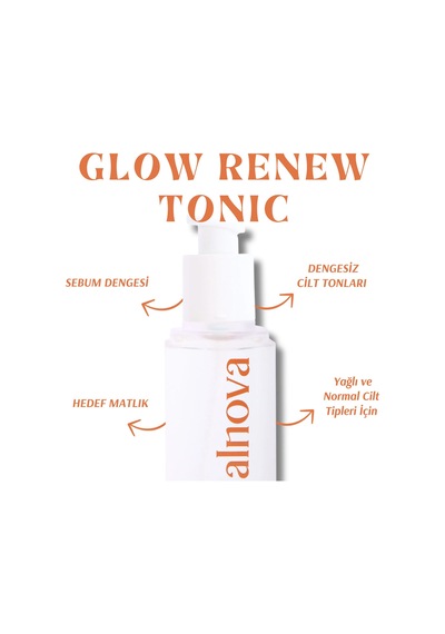 Aha-bha & Niasinamid & Çinko Içeren Yenileyici Tonik - Glow Renew Tonic