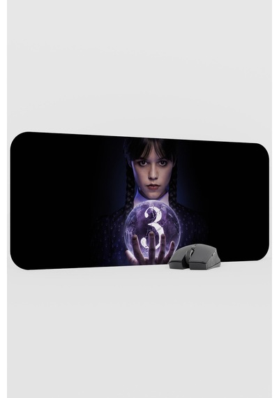 Wednesday V5 70x30 Xl Gaming Kauçuk Kaymaz Taban Mouse Pad Fare Altlığı