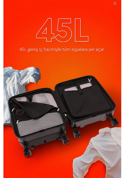 Zampago Led Işıklı Göz Desenli Çocuk Valizi Binilebilir, Düşme Engelleyici Ks-x3-g Siyah