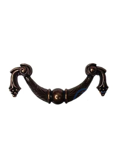 Dekoratif Zamak Üzümlü Kulp - 64mm, Eskitme, 100 A Elx33318-174e0 Çok Renkli