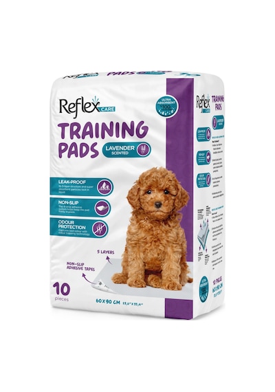 Reflex Care Lavantalı Kaydırmaz Köpek Alıştırma Pedi 60x90cm 30'lu