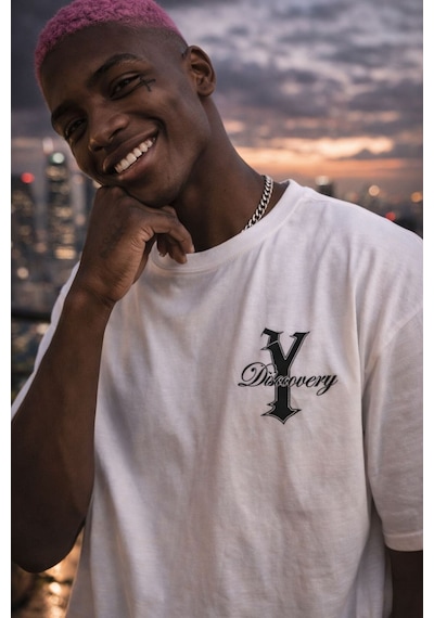 Yolo Street Oversize Bisiklet Yaka Beyaz Tişört Sırt Baskılı Yolo Tasarım %100 Pamuk Unisex Streetwear Beyaz Yolo Street Oversize Bisiklet Yaka Beyaz Tişört Sırt Baskılı Yolo Tasarım %100 Pamuk Unisex Streetwear Beyaz