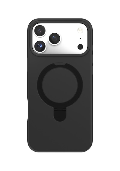 Apple iPhone Uyumlu  17 Pro Max Uyumlu Regal Magsafe Standlı Kapak - Siyah