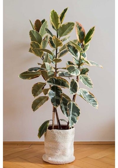 Alacalı Kauçuk –  Ficus Elastica Tineke 40-60 cm