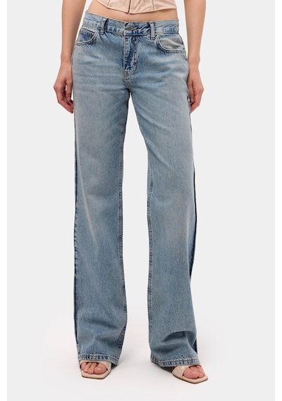 Itsbasic Kadın Kot Renk 4s6-32 Bootcut Fit Orta Bel Denim Jean