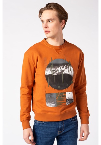 Vigoss Erkek Sweatshırt 62142-30034 Taba