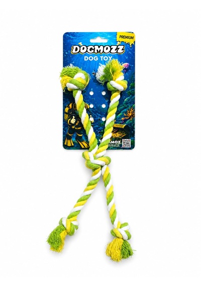 Dogmozz Premium 5 Düğümlü Çift İpli Diş Kaşıma İpi 30 Cm