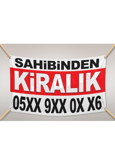 Kiralık Satılık Branda Pankart Basımı Ilan Afişi Dijital Baskı...