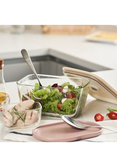 0128 D-neofcl138 Fıka Clık Dıkdortgen Saklama Kabı 1380 Ml Bej