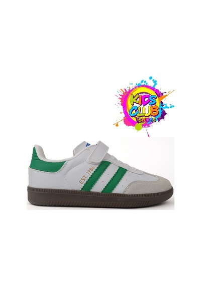 Cool Samba Cırt Cırtlı Sneaker Ortopedik Çocuk Spor Ayakkabı Yeşil