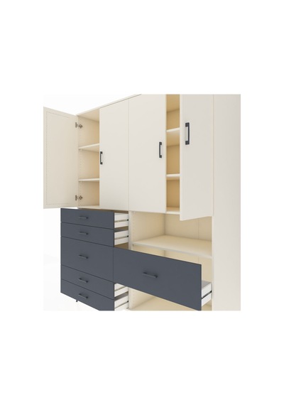 Kronos Gardrop 7 Raflı 6 Çekmeceli 4 Kapaklı 176x59x221 Aytaşı-aytaşı/antrasit Aytaşı/antrasit Kronos Gardrop 7 Raflı 6 Çekmeceli 4 Kapaklı 176x59x221 Aytaşı-aytaşı/antrasit Aytaşı/antrasit