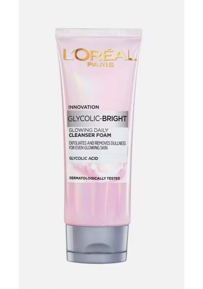 L'oréal Paris - Glikolik Asitli Parlatıcı Günlük Temizleyici Köpük - 100 Ml