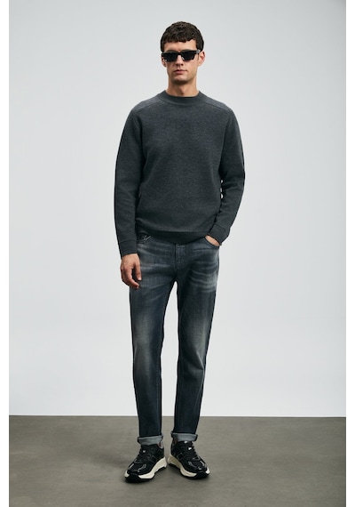 Lufian Erkek Hegel Spor Slim Fit Jean Pantolon 112200265 Gri Gri