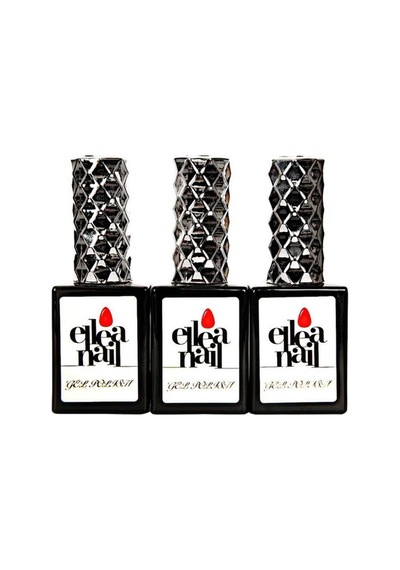 Ellea Nail 3'lü Simli Renk Kalıcı Oje Seti