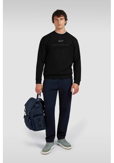 Paul & Shark Paul&shark 15311845 Felpa Erkek Sweatshirt Siyah