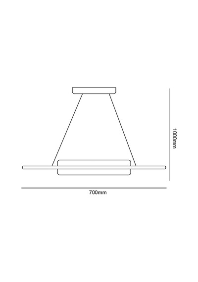 Tra34201 Eco 70X18 Cm Led Avize Sarkıt Long Drumbelt