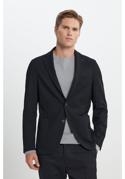 AC&Co / Altınyıldız Classics Erkek Sıyah Slim Fit Dar Kesim Mono Yaka Beli Bağlamalı Diagonal Desenli Torba Cepli Takım Elbise Siyah AC&Co / Altınyıldız Classics Erkek Sıyah Slim Fit Dar Kesim Mono Yaka Beli Bağlamalı Diagonal Desenli Torba Cepli Takım Elbise Siyah