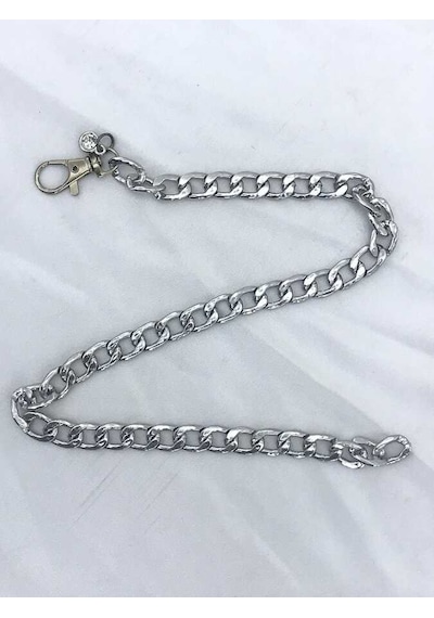 Karışık Renk Pırlantalı Zincir 35cm