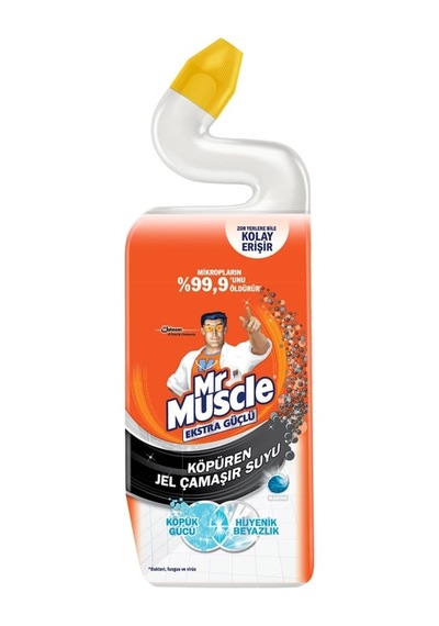 Mr. Muscle Köpüren Jel Çamaşır Suyu Marine 750 Ml 24'li Paket 24'lü Set