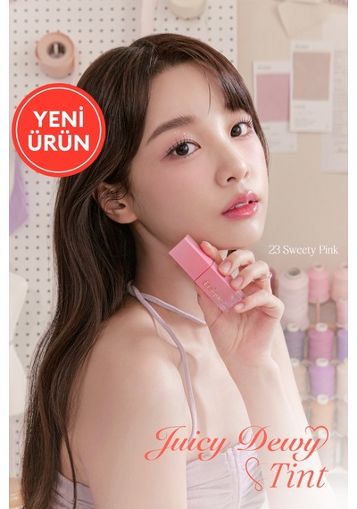 Dasique Yoğun Parlaklık Ve Canlı Renkler Sunan Kalıcı Tint Juicy Dewy Tint 23 Sweety Pink 23 Sweety Pink
