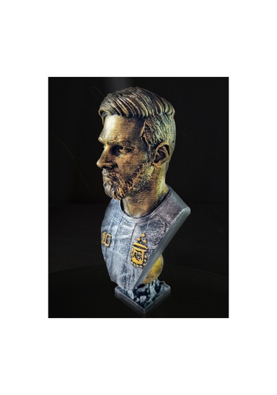 Eselya3d Messi Büst -barcelona Lionel Messi Figür - Messi Hediye Biblo -15cm