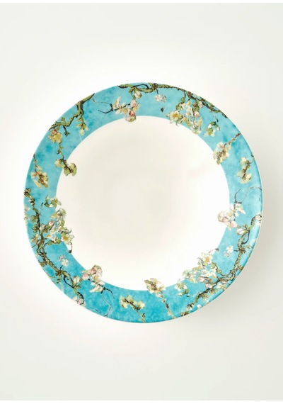 Bella Maison Van Gogh Almond Blossom Porselen Salata Kasesi Turkuaz 29 Cm Turkuaz