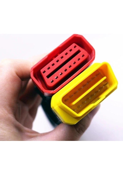Obd2 Elm327 16 Pin Launch Uzatma Kablosu 30 CM Obd2 Flat Kablo