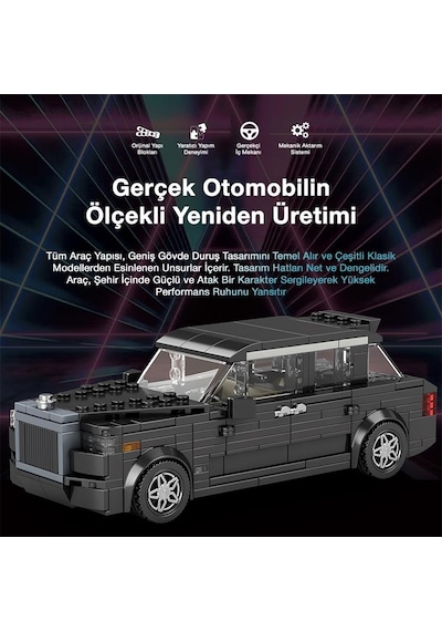 Reobrix Creator 790 Rolls Royce Cullinan Suv Araba Yaratıcı Yapı Blok Seti Building Blocks - 480 Parça
