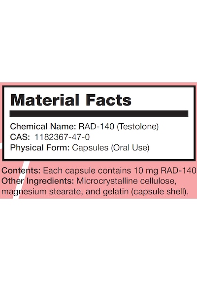 Rad-140 10 Mg 30 Kapsül Aromasız